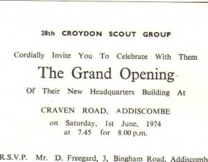 The grand opening in 1974